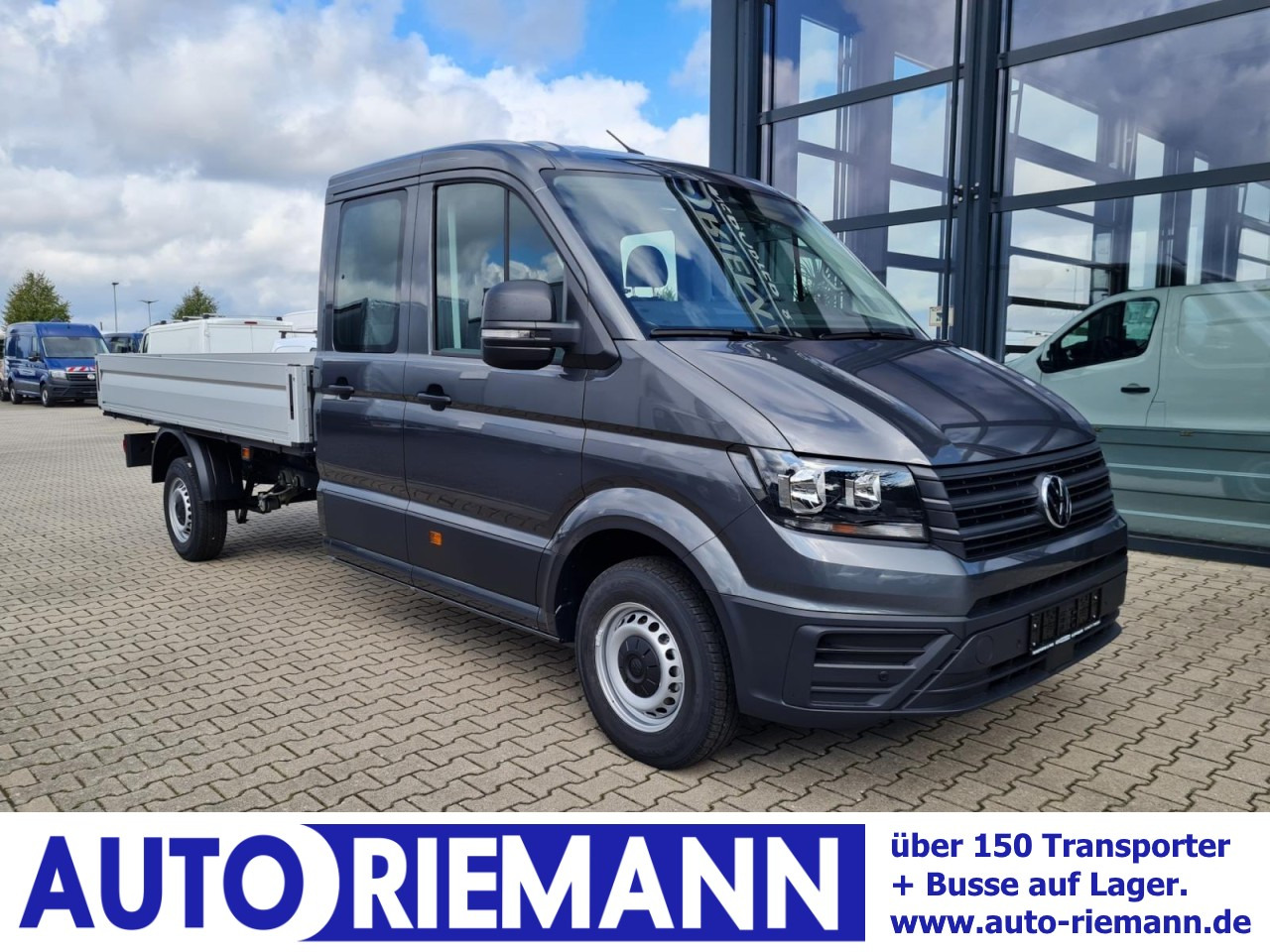 Volkswagen Crafter 35 Doka 7-Sitze MAXI L4 KLIMA TEMPOMAT - Open body delivery van, Crew cab van: picture 1 Volkswagen Crafter 35 Doka 7-Sitze MAXI L4 KLIMA TEMPOMAT - Open body delivery van, Crew cab van: picture 1