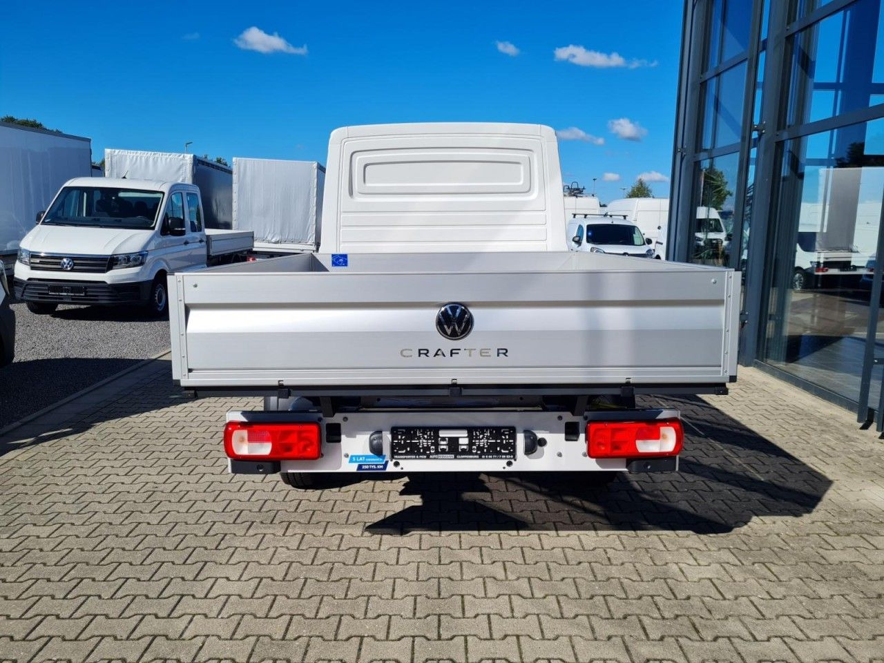 Open body delivery van, Crew cab van Volkswagen Crafter 35 Doka TDI Pritsche MR KLIMA TEMPOMAT: picture 7