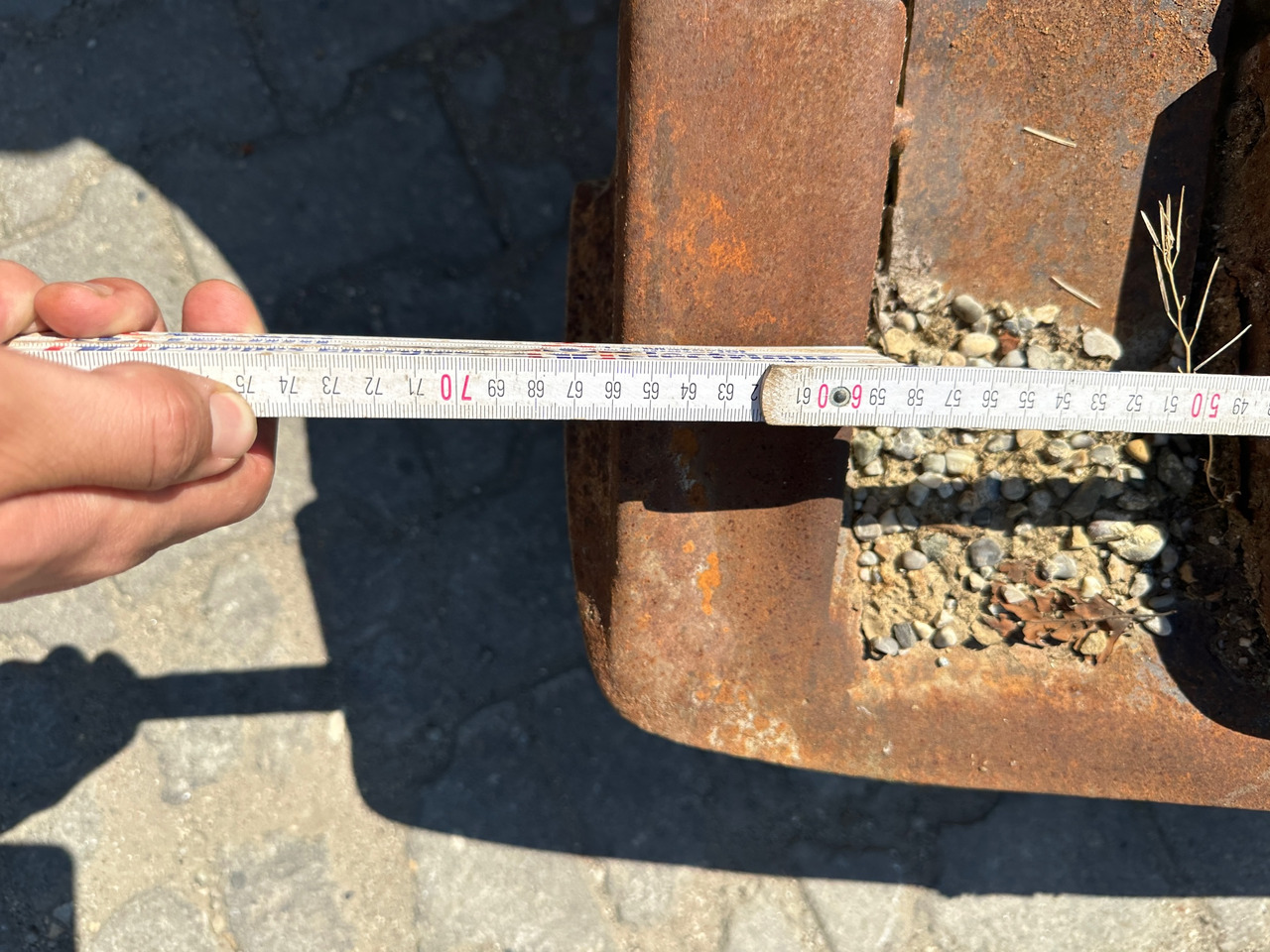 Excavator bucket for Construction machinery Caterpillar 3208 Tieflöffel 70 cm: picture 9