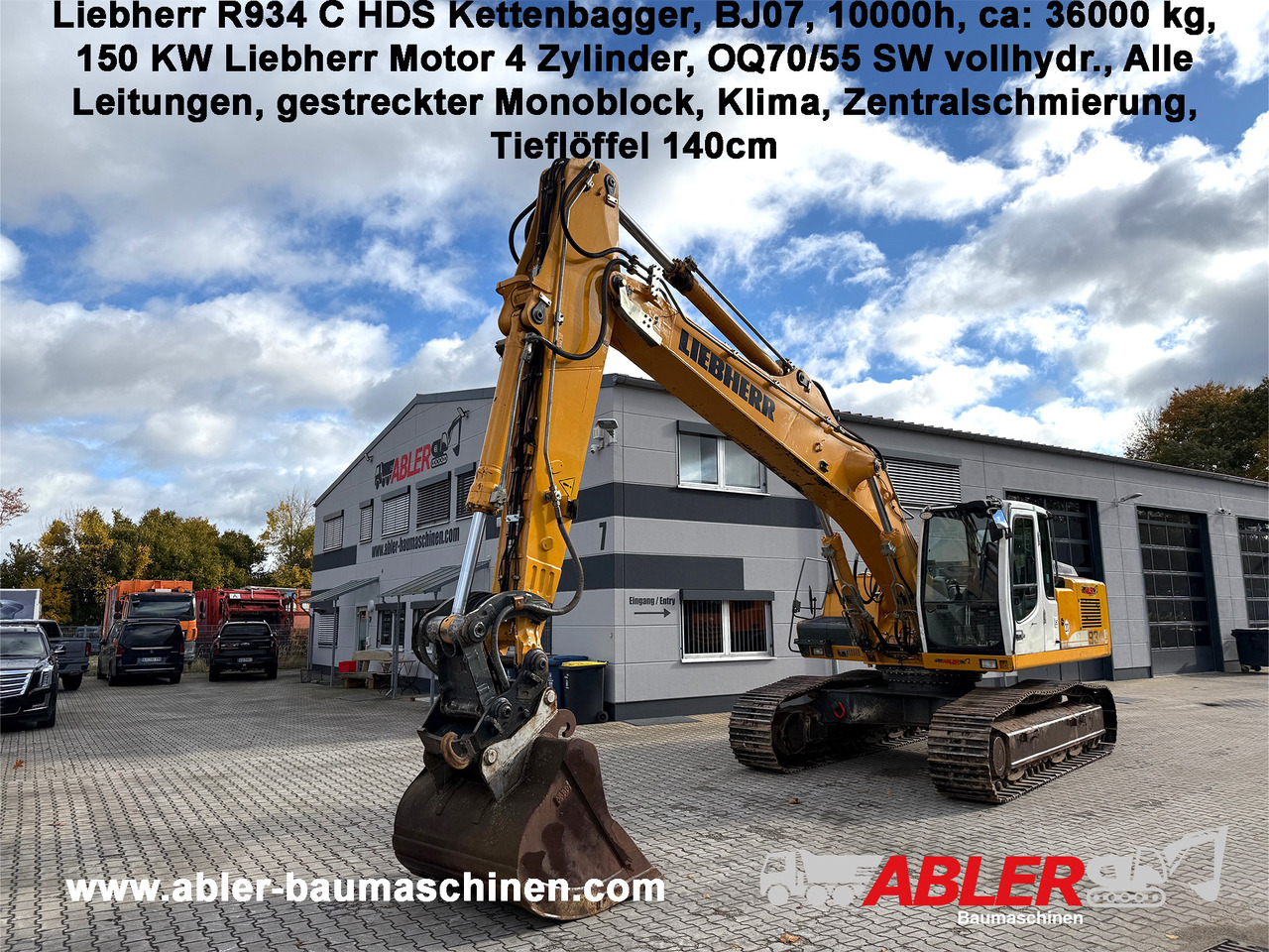 Liebherr R934 C HDS Kettenbagger OQ70/55 ZS - Excavator: picture 1 Liebherr R934 C HDS Kettenbagger OQ70/55 ZS - Excavator: picture 1