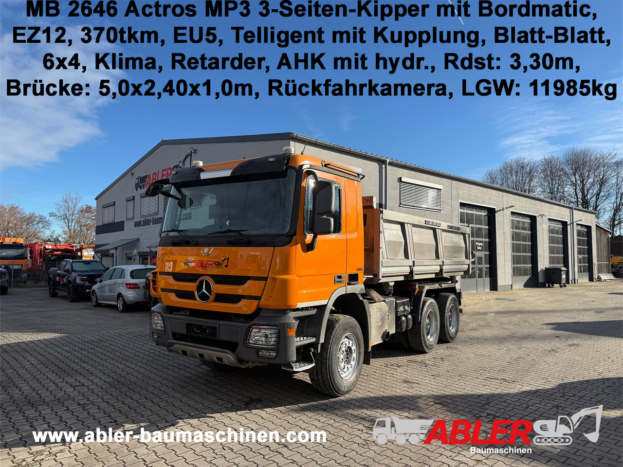 Mercedes-Benz 2646 Actros MP3 3-Seiten Kipper mit Bordmatic - Tipper: picture 1 Mercedes-Benz 2646 Actros MP3 3-Seiten Kipper mit Bordmatic - Tipper: picture 1