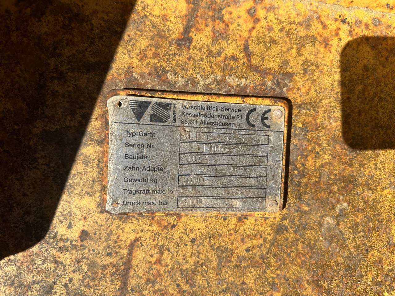 Verachtert CW 40S Schwenkbarer Tieflöffel 175 cm - Excavator bucket for Construction machinery: picture 5 Verachtert CW 40S Schwenkbarer Tieflöffel 175 cm - Excavator bucket for Construction machinery: picture 5