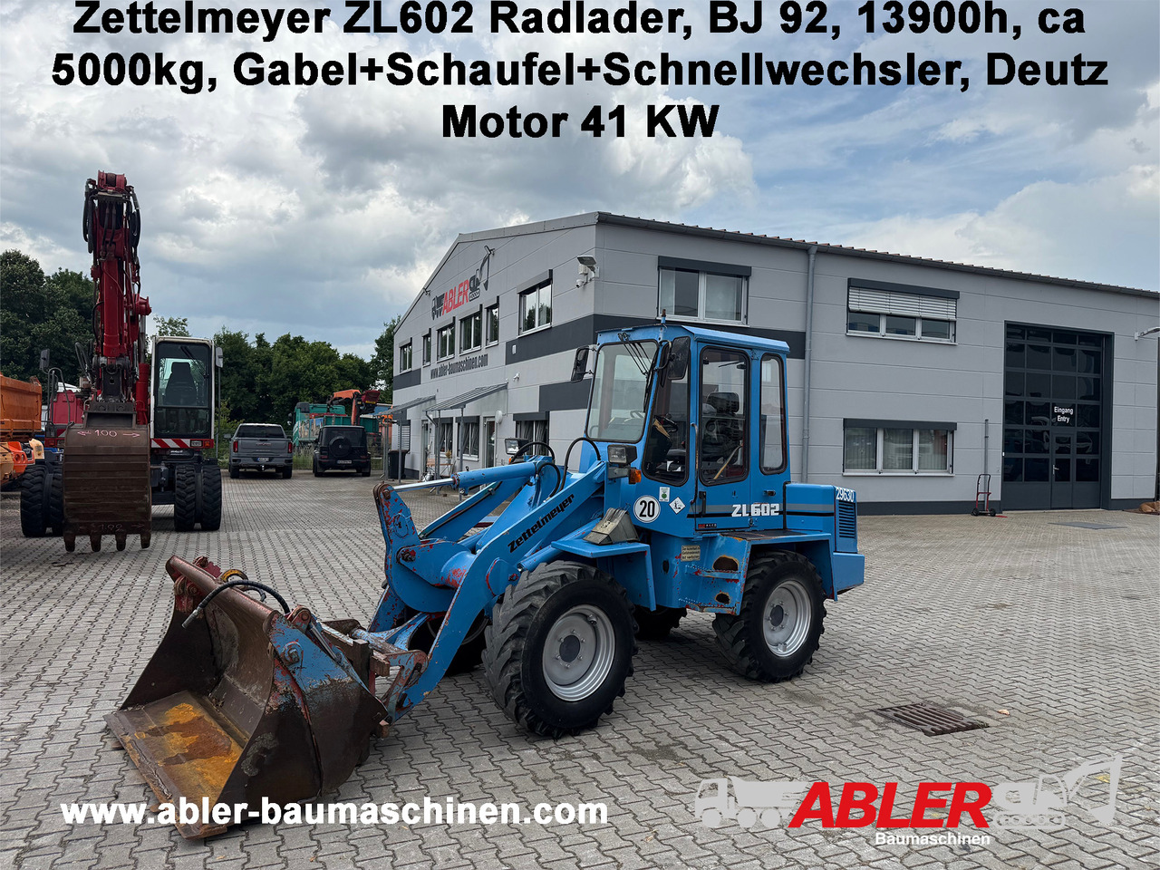 Zettelmeyer ZL502C Radlader Gabel+Klappschaufel+SW - Wheel loader: picture 1 Zettelmeyer ZL502C Radlader Gabel+Klappschaufel+SW - Wheel loader: picture 1