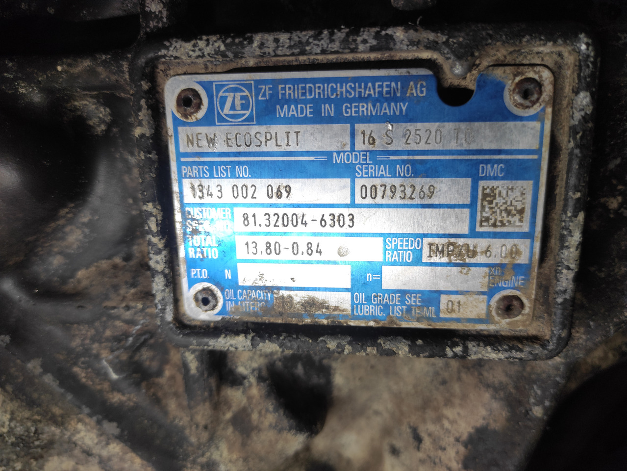 MAN TGA, TGS, TGX - Gearbox for Truck: picture 2 MAN TGA, TGS, TGX - Gearbox for Truck: picture 2