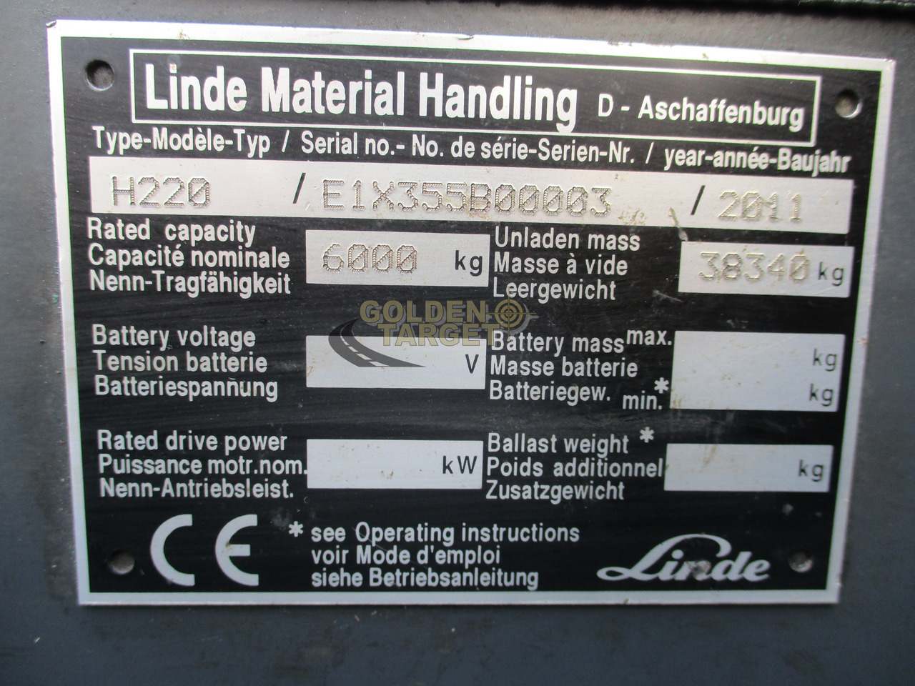 Container handler Linde H220 Container Handler: picture 11