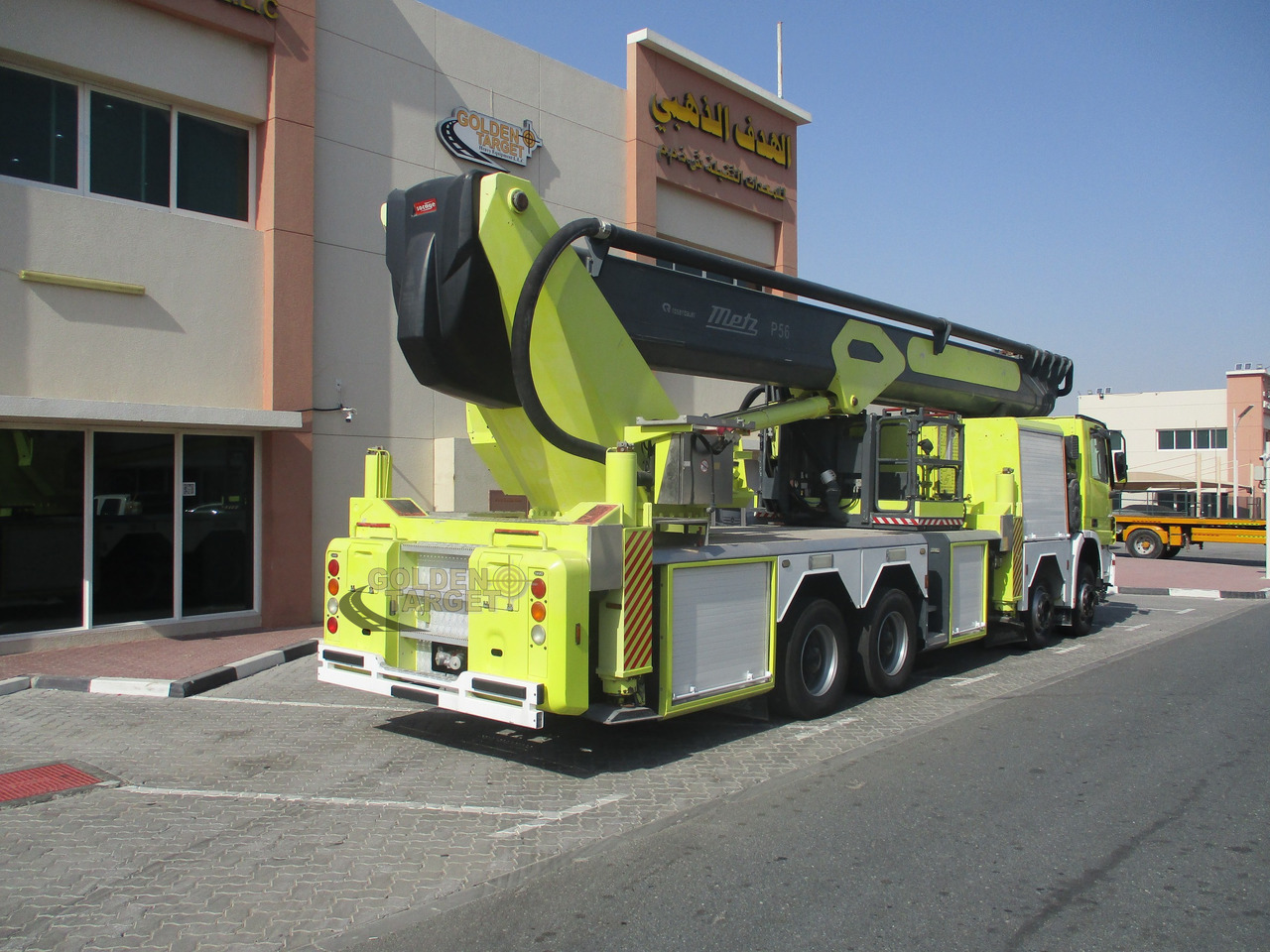 Mercedes ACTROS 4140 8x4 METZ P56 Fire Truck - Fire engine: picture 3 Mercedes ACTROS 4140 8x4 METZ P56 Fire Truck - Fire engine: picture 3