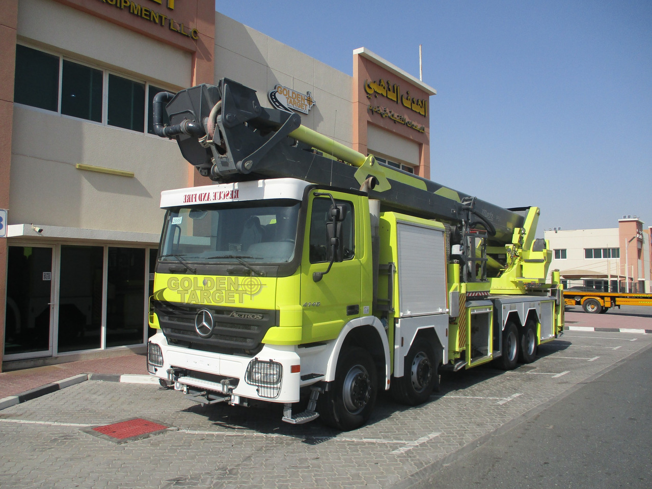 Mercedes ACTROS 4140 8x4 METZ P56 Fire Truck - Fire engine: picture 4 Mercedes ACTROS 4140 8x4 METZ P56 Fire Truck - Fire engine: picture 4