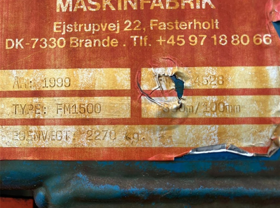 Irrigation system Fasterholt fm 1500: picture 8 Irrigation system Fasterholt fm 1500: picture 8