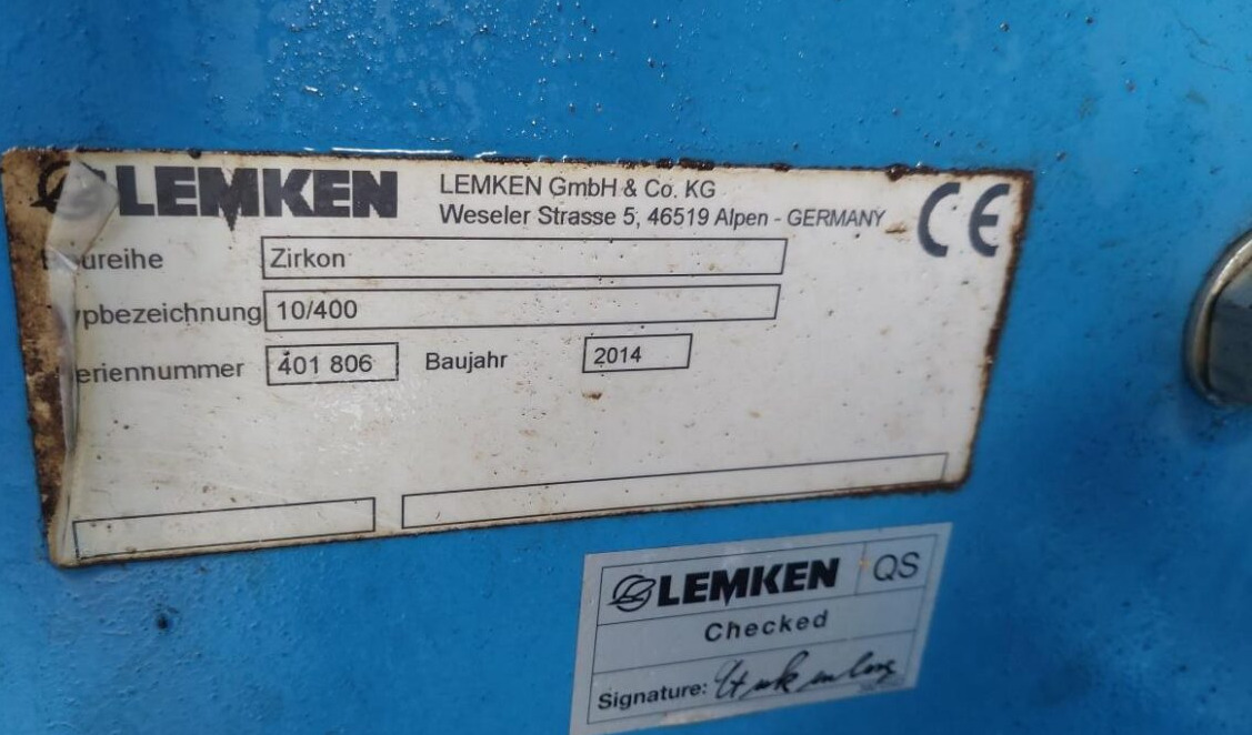 Combine seed drill Lemken Zirkon 10/400 - Solitair 9-400: picture 15