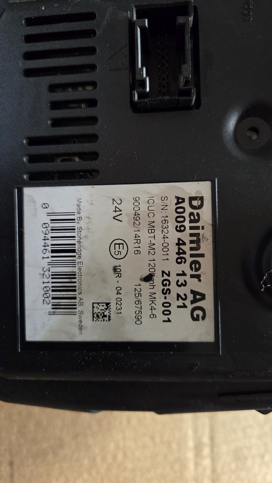 Dashboard for Truck MERCEDES-BENZ INSTRUMENT PANEL ACTROS  ATEGO EURO 6: picture 8