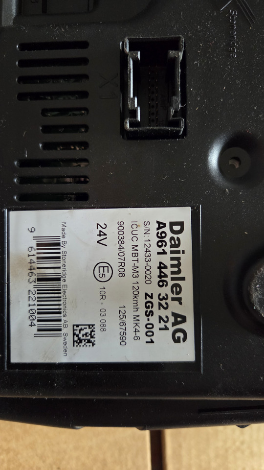 Dashboard for Truck MERCEDES-BENZ INSTRUMENT PANEL ACTROS  ATEGO EURO 6: picture 9