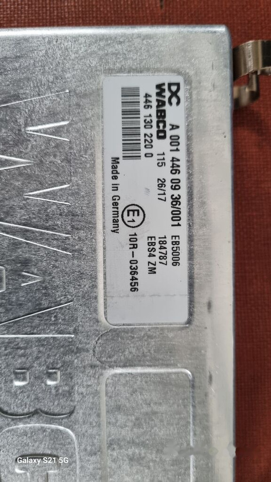 WABCO ACTROS MP4 EURO 6 4461302200 Mercedes-Benz ACTROS MP4 EURO 6 - ECU for Truck: picture 1 WABCO ACTROS MP4 EURO 6 4461302200 Mercedes-Benz ACTROS MP4 EURO 6 - ECU for Truck: picture 1