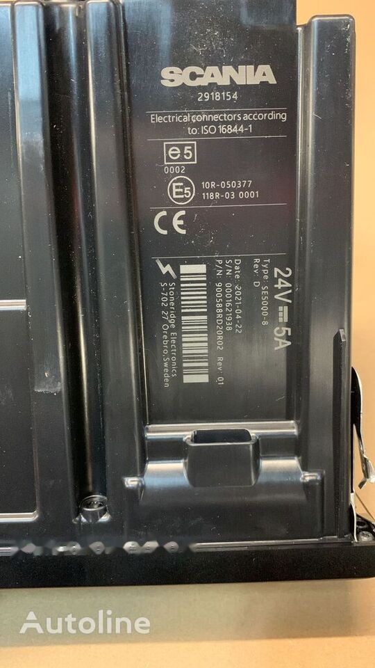 Scania NOWY 24V 5A 2918154 TYPE: SE5000-8 2918154 Scania truck - Tachograph for Truck: picture 2 Scania NOWY 24V 5A 2918154 TYPE: SE5000-8 2918154 Scania truck - Tachograph for Truck: picture 2