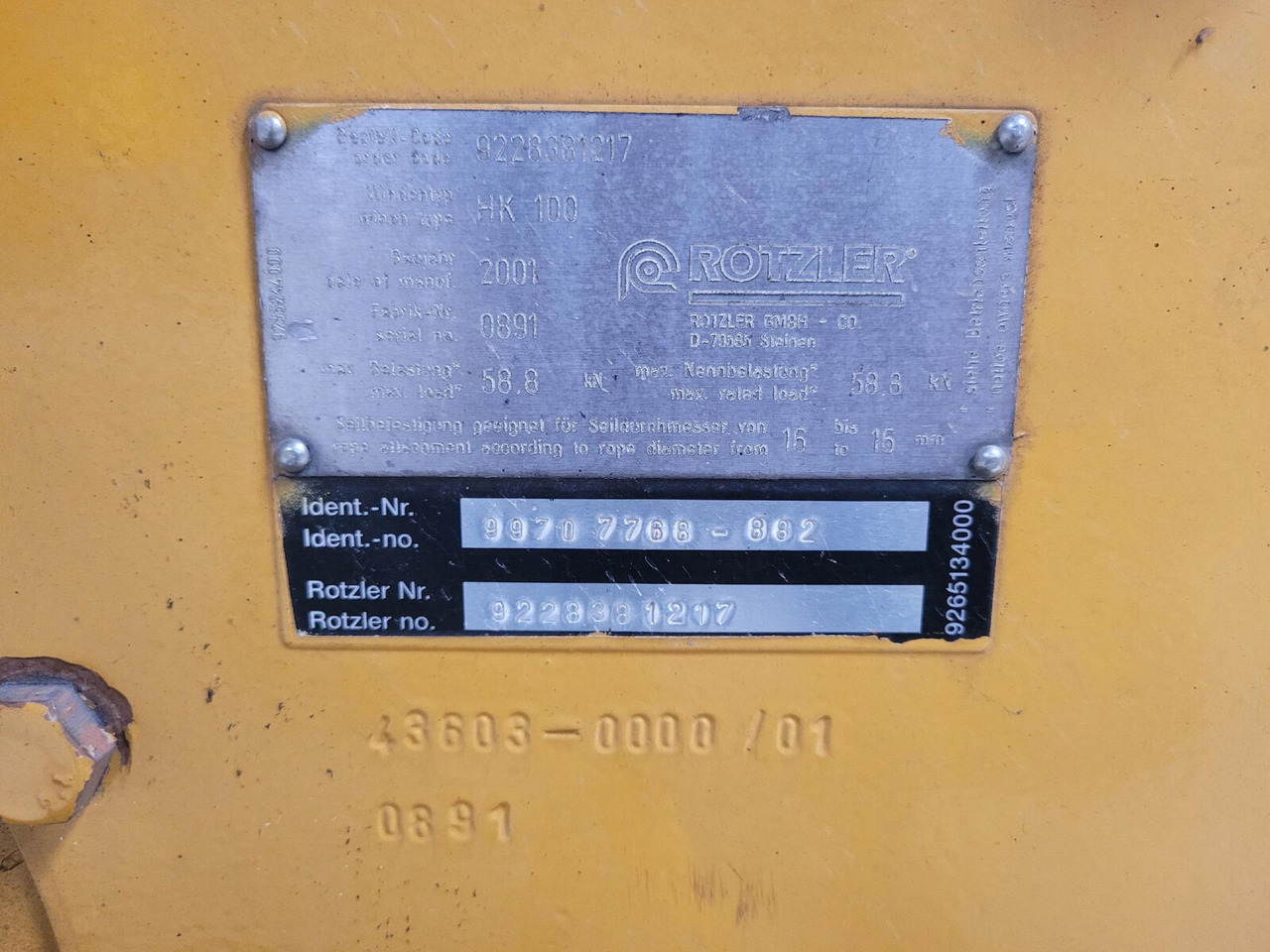 FAUN ATF 45-3 winch - Winch for Mobile crane: picture 4 FAUN ATF 45-3 winch - Winch for Mobile crane: picture 4