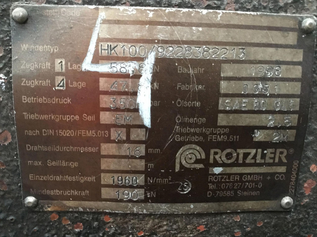 FAUN ATF 60-4 winch - Winch for Mobile crane: picture 5 FAUN ATF 60-4 winch - Winch for Mobile crane: picture 5