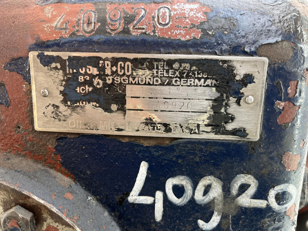 Differential gear for Mobile crane Krupp KMK 4070 diff box: picture 8