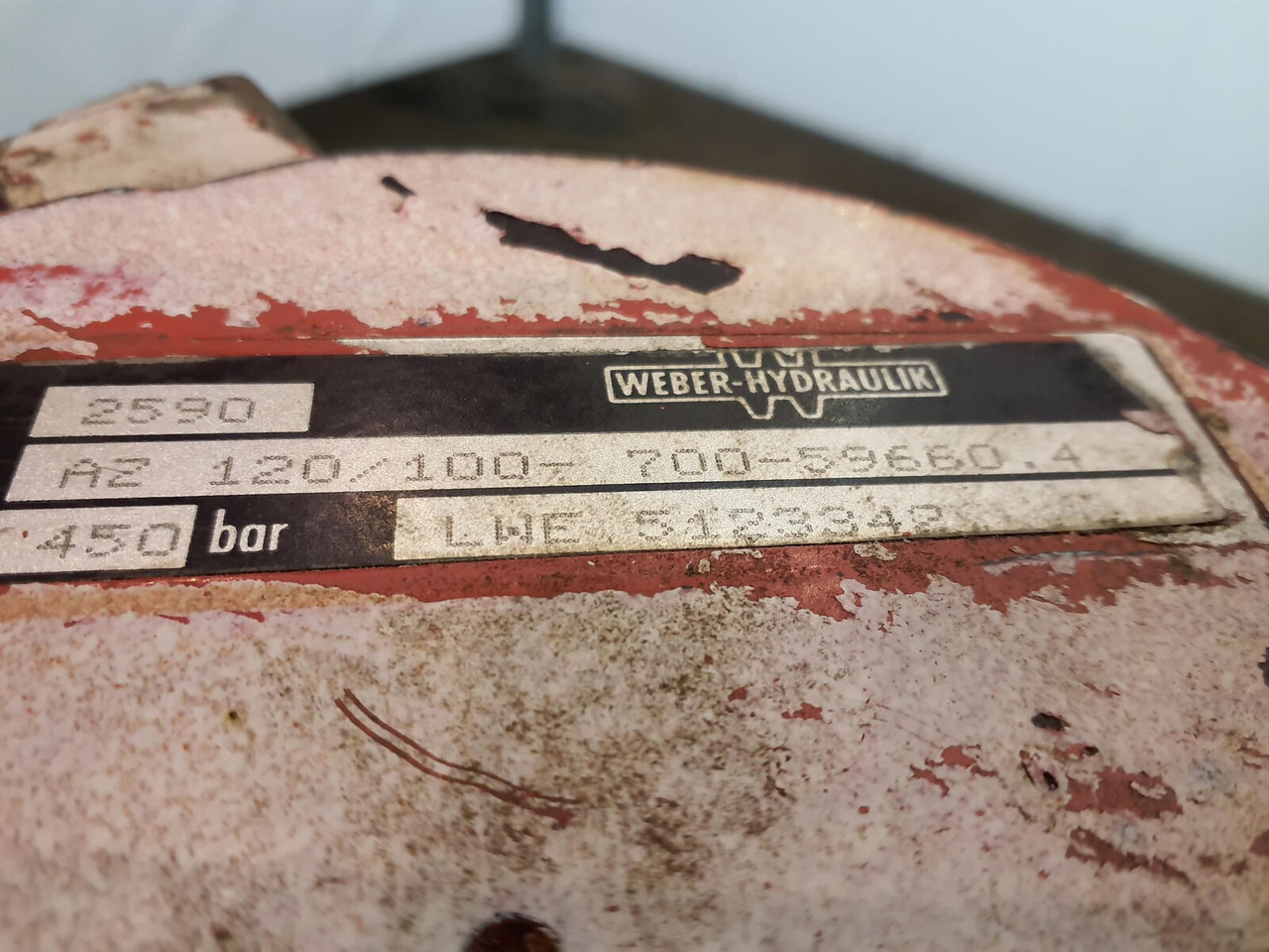 Suspension for Mobile crane Liebherr LTM 1050 sliding beam complete front: picture 10