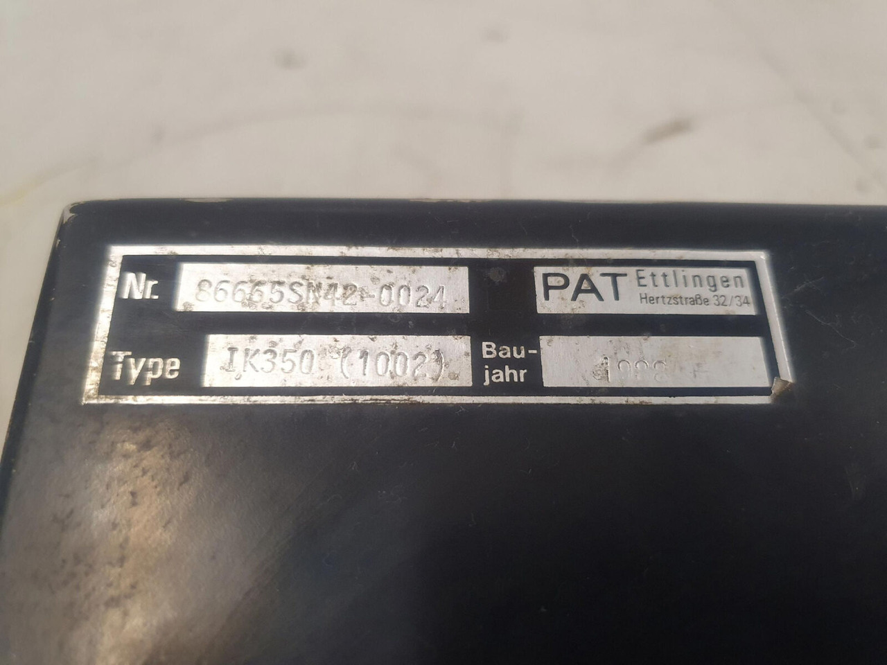 PAT LMB display - Dashboard for Mobile crane: picture 5 PAT LMB display - Dashboard for Mobile crane: picture 5