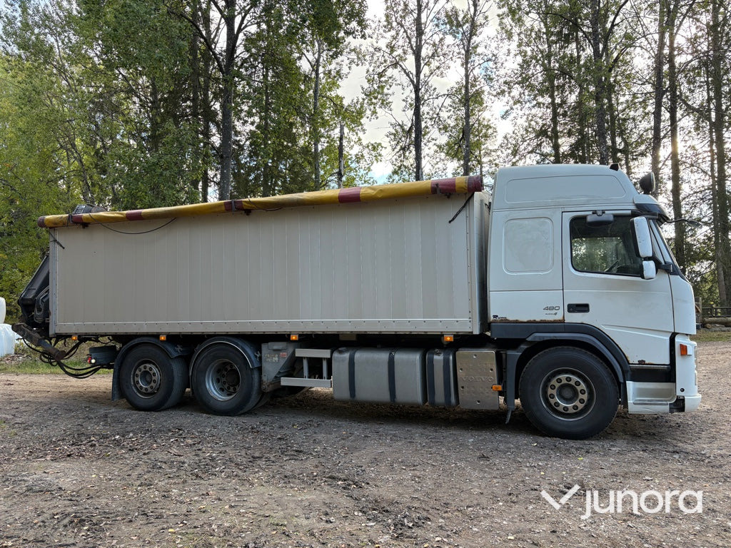 Lastbil Volvo FM-480 6*2 med lyftkran - Dropside/ Flatbed truck, Crane truck: picture 5 Lastbil Volvo FM-480 6*2 med lyftkran - Dropside/ Flatbed truck, Crane truck: picture 5