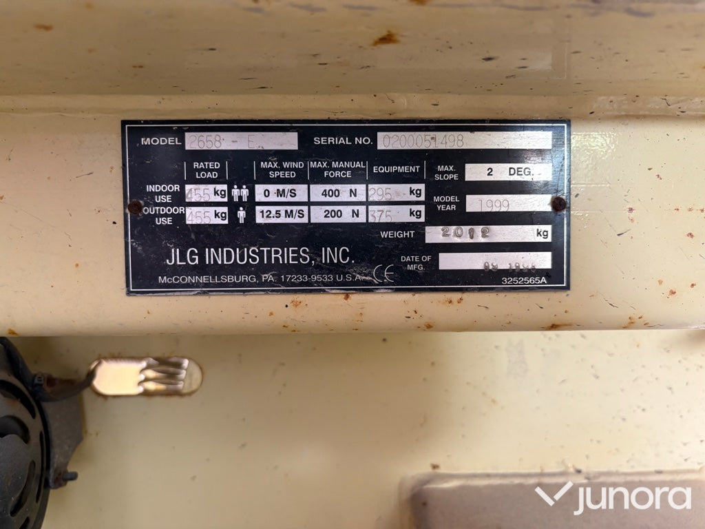 Scissor lift Saxlift - JLG Industries, 2658E: picture 16 Scissor lift Saxlift - JLG Industries, 2658E: picture 16