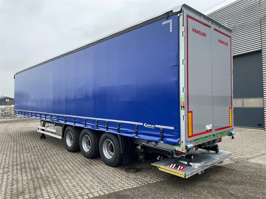 Hangler 3-aks Hævetag + Foldeslæde lift  - Curtainsider semi-trailer: picture 1 Hangler 3-aks Hævetag + Foldeslæde lift  - Curtainsider semi-trailer: picture 1