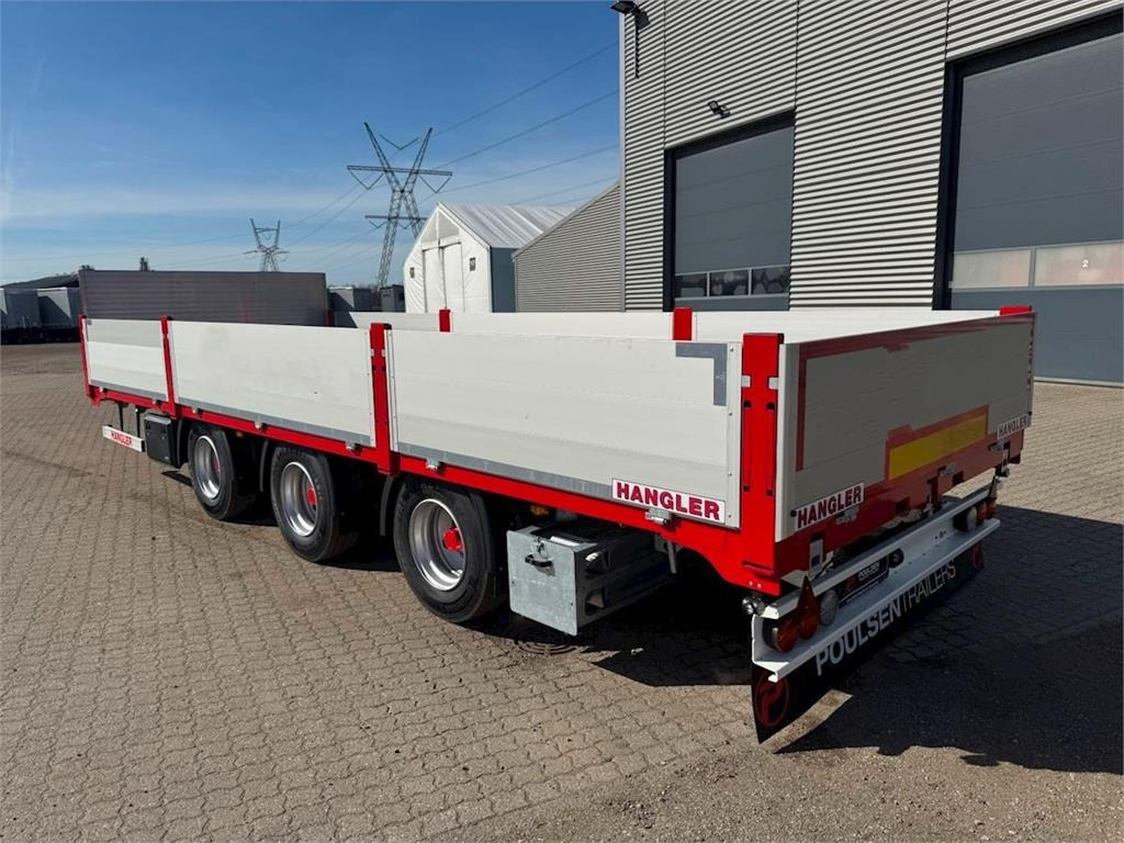 Hangler 3-aks kærre alu-sider + alu-ramper - Dropside/ Flatbed trailer: picture 2 Hangler 3-aks kærre alu-sider + alu-ramper - Dropside/ Flatbed trailer: picture 2
