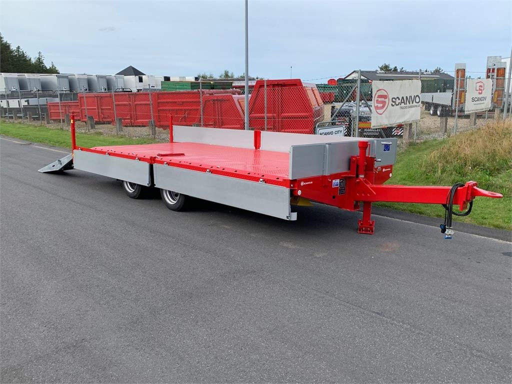 Hangler TPS-H 140 2 akslet kærre med ramper - Low loader trailer: picture 1 Hangler TPS-H 140 2 akslet kærre med ramper - Low loader trailer: picture 1