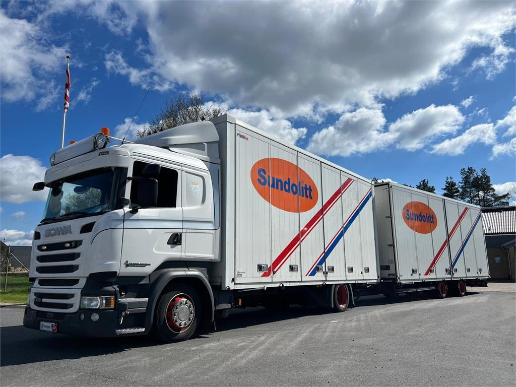 Scania R410 DB 4x2 MLB + tandem trailer 121m3 - Box truck: picture 2 Scania R410 DB 4x2 MLB + tandem trailer 121m3 - Box truck: picture 2