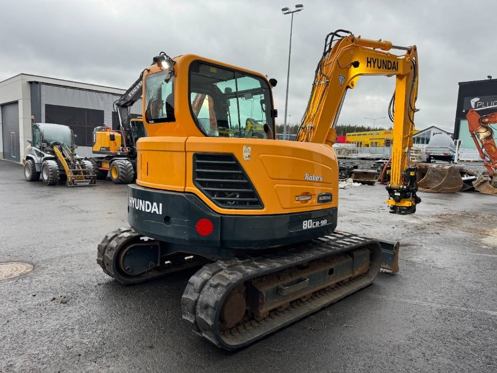 Hyundai R80CR-9A PYÖRITTÄJÄLLÄ - Mini excavator: picture 5 Hyundai R80CR-9A PYÖRITTÄJÄLLÄ - Mini excavator: picture 5