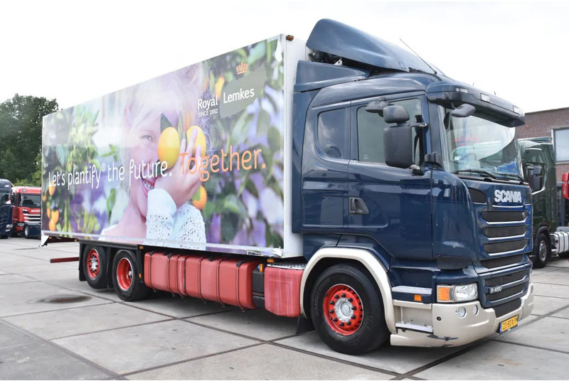 Scania R450 HL 6x2 + THERMO KING TS-300 - RETARDER - WHEELBASE: 510 CM - AIRCO - - Refrigerated truck: picture 1 Scania R450 HL 6x2 + THERMO KING TS-300 - RETARDER - WHEELBASE: 510 CM - AIRCO - - Refrigerated truck: picture 1