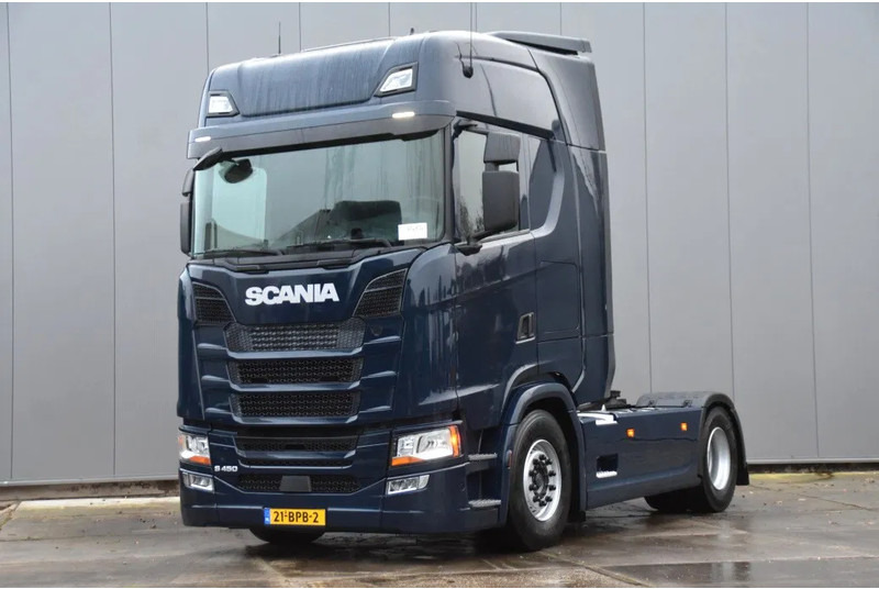Scania S450 4x2NB - FULL AIR - 922 TKM - RETARDER - PARK. AIRCO - 2 x FUEL TANKS - TOP CONDITION - - Tractor unit: picture 1 Scania S450 4x2NB - FULL AIR - 922 TKM - RETARDER - PARK. AIRCO - 2 x FUEL TANKS - TOP CONDITION - - Tractor unit: picture 1