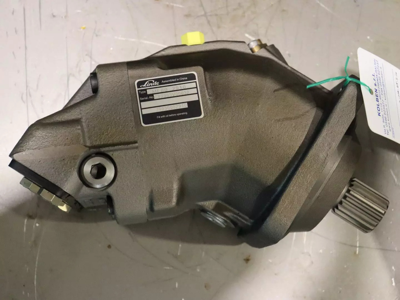 LINDE CMF80 2910 - Hydraulic motor for Construction machinery: picture 1 LINDE CMF80 2910 - Hydraulic motor for Construction machinery: picture 1