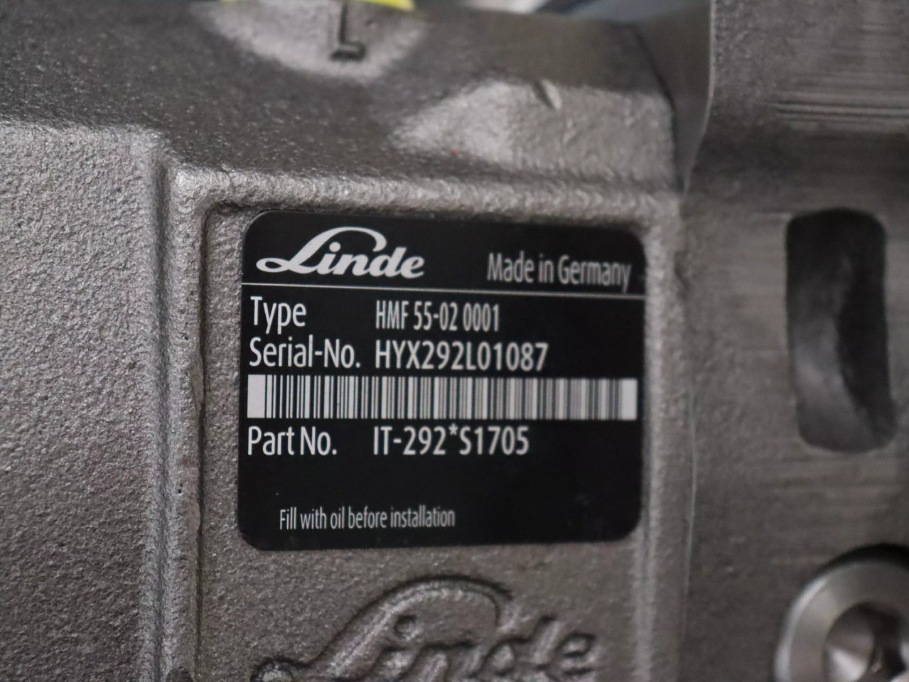 LINDE HMF 55-02 - Hydraulic motor for Construction machinery: picture 3 LINDE HMF 55-02 - Hydraulic motor for Construction machinery: picture 3