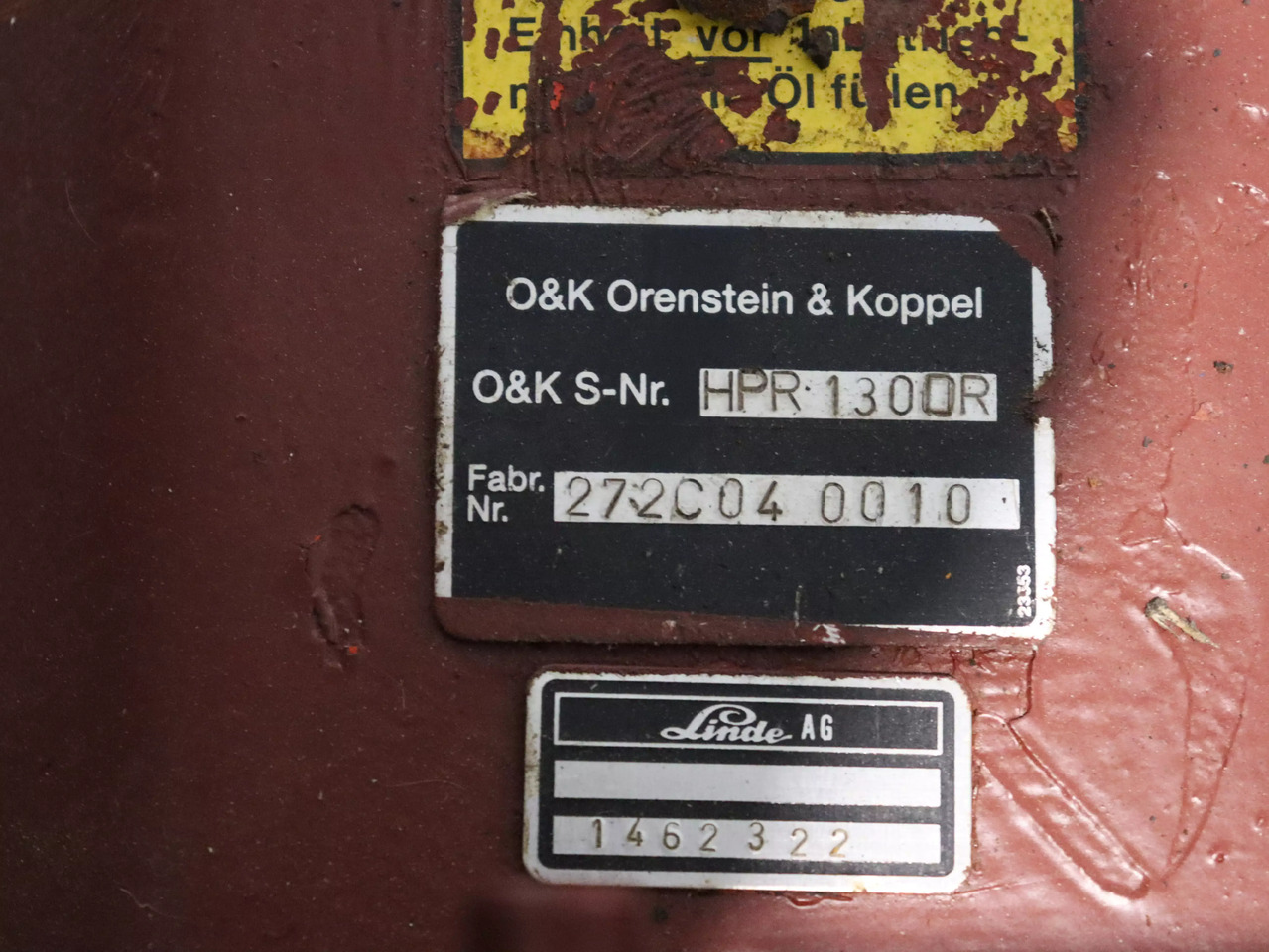 LINDE HPR 130D - Hydraulic pump for Construction machinery: picture 5 LINDE HPR 130D - Hydraulic pump for Construction machinery: picture 5