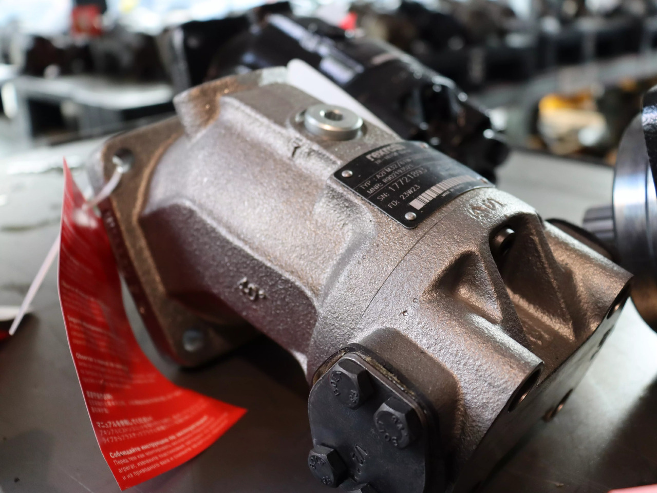 REXROTH A2FM63/61W-VAB020 - Hydraulic motor for Industrial equipment: picture 1 REXROTH A2FM63/61W-VAB020 - Hydraulic motor for Industrial equipment: picture 1