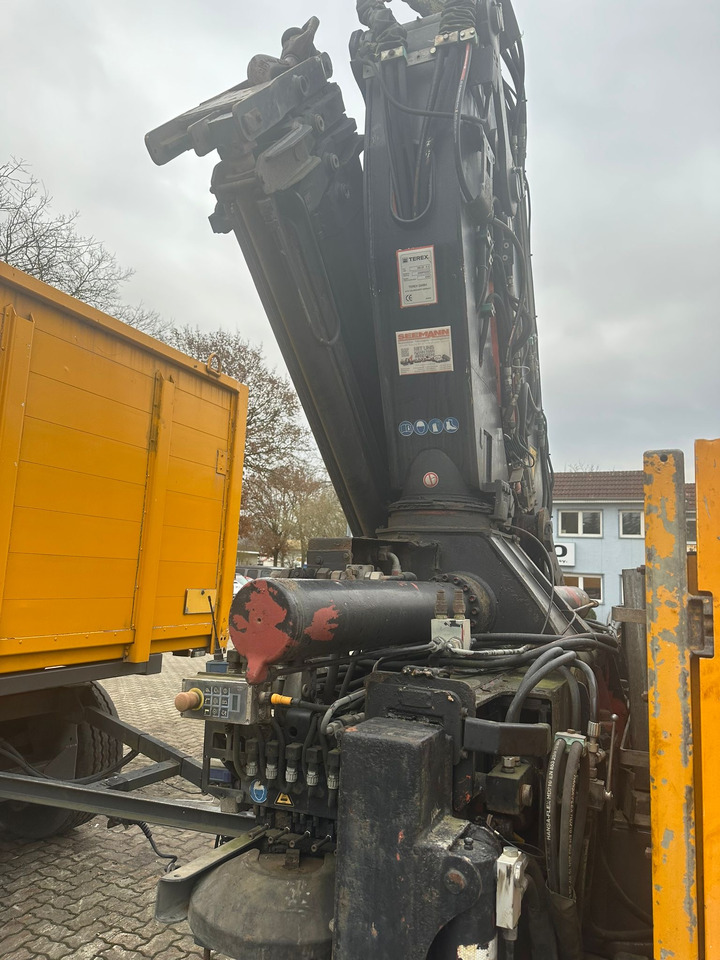 Hook lift truck, Crane truck IVECO STRALIS 420 truck open box with TEREX loading crane 290.2E-A3: picture 8