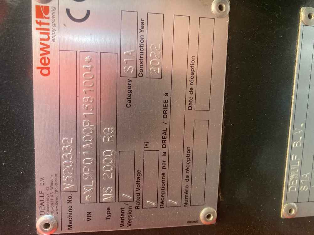 Dewulf Dewulf MS 2000, B.V S1A, 2 Row Potato Belt Planter - Harvester: picture 3 Dewulf Dewulf MS 2000, B.V S1A, 2 Row Potato Belt Planter - Harvester: picture 3