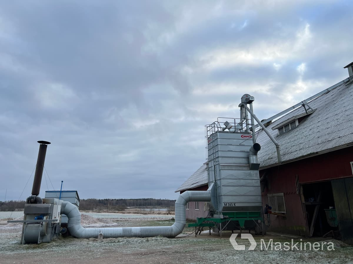 Mepu M365K & Mabre GDS 580 C65 Spannmålstork Mepu M365 K med flispanna Mabre GDS580C65 - Post-harvest equipment: picture 1 Mepu M365K & Mabre GDS 580 C65 Spannmålstork Mepu M365 K med flispanna Mabre GDS580C65 - Post-harvest equipment: picture 1
