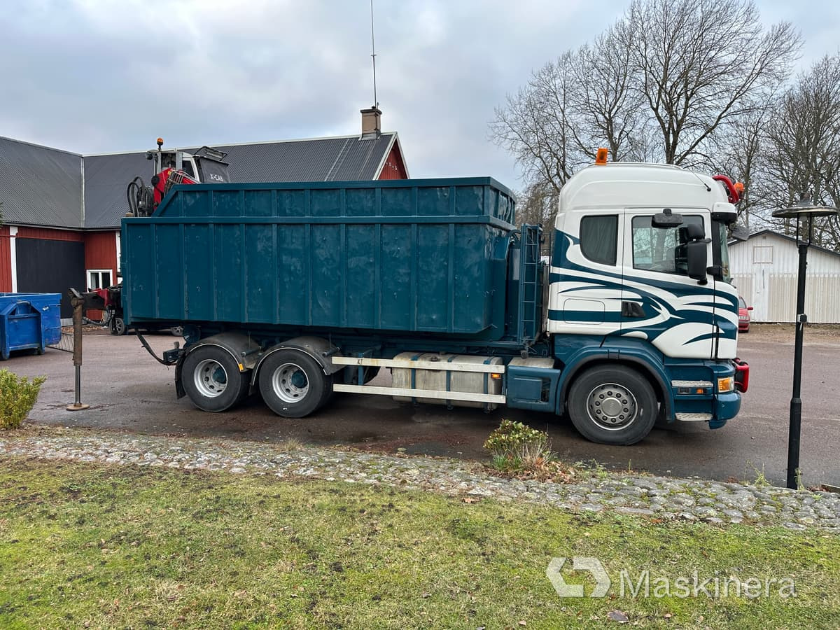 SCANIA R500LB6X4HHA Lastväxlare Scania R500 med FTG V10CX kran - Hook lift truck: picture 4 SCANIA R500LB6X4HHA Lastväxlare Scania R500 med FTG V10CX kran - Hook lift truck: picture 4