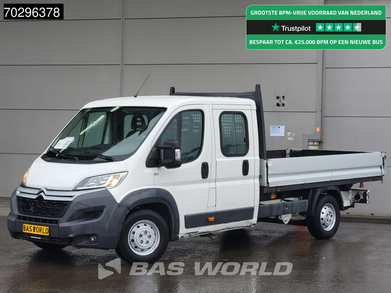 Citroën Jumper 130PK Open Laadbak Dubbel Cabine Trekhaak Airco Cruise Euro6 Pritsche Pickup Open Box Airco Trekhaak Cruise control - Open body delivery van: picture 1 Citroën Jumper 130PK Open Laadbak Dubbel Cabine Trekhaak Airco Cruise Euro6 Pritsche Pickup Open Box Airco Trekhaak Cruise control - Open body delivery van: picture 1