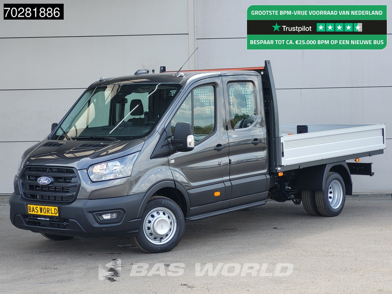 Ford Transit 170pk Automaat Dubbel Cabine 3500kg Trekhaak Open Laadbak Pritsche SYNC4 scherm Camera Airco Trekhaak Cruise control - Open body delivery van: picture 1 Ford Transit 170pk Automaat Dubbel Cabine 3500kg Trekhaak Open Laadbak Pritsche SYNC4 scherm Camera Airco Trekhaak Cruise control - Open body delivery van: picture 1