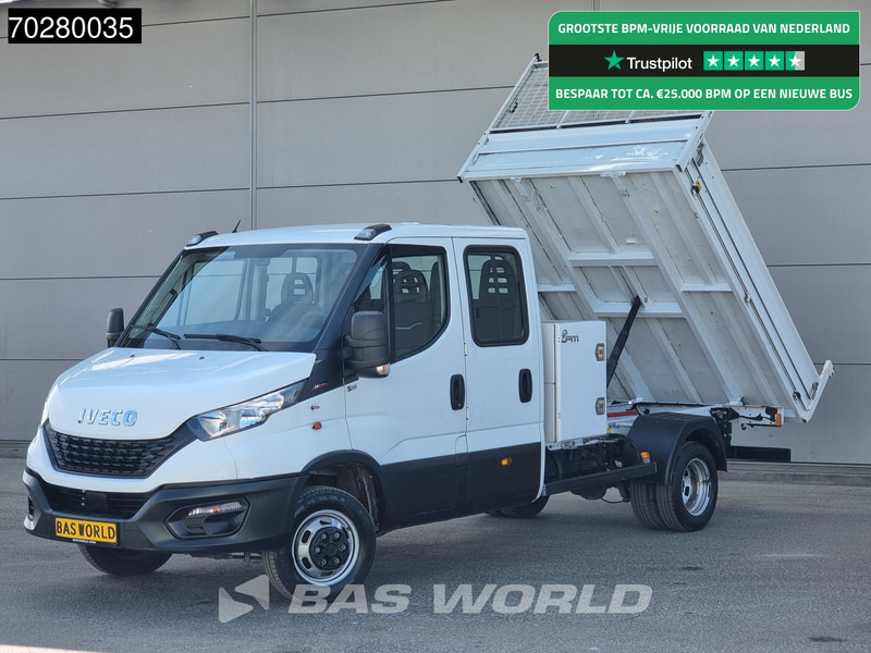 Iveco Daily 35C16 3.0L Kipper met Kist Dubbel Cabine Dubbellucht 3,5t Trekhaak Airco Cruise Euro6 Kieper Tipper Benne Airco Trekhaak Cruise - Open body delivery van: picture 1 Iveco Daily 35C16 3.0L Kipper met Kist Dubbel Cabine Dubbellucht 3,5t Trekhaak Airco Cruise Euro6 Kieper Tipper Benne Airco Trekhaak Cruise - Open body delivery van: picture 1
