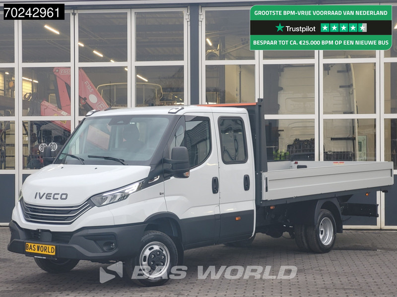 Iveco Daily 35C18 3.0L Automaat 180PK 2025-model Dubbel Cabine Open laadbak Navi ACC LED 3,5T Trekvermogen Euro6 Pritsche Pickup Airco Dubbe - Open body delivery van: picture 1 Iveco Daily 35C18 3.0L Automaat 180PK 2025-model Dubbel Cabine Open laadbak Navi ACC LED 3,5T Trekvermogen Euro6 Pritsche Pickup Airco Dubbe - Open body delivery van: picture 1