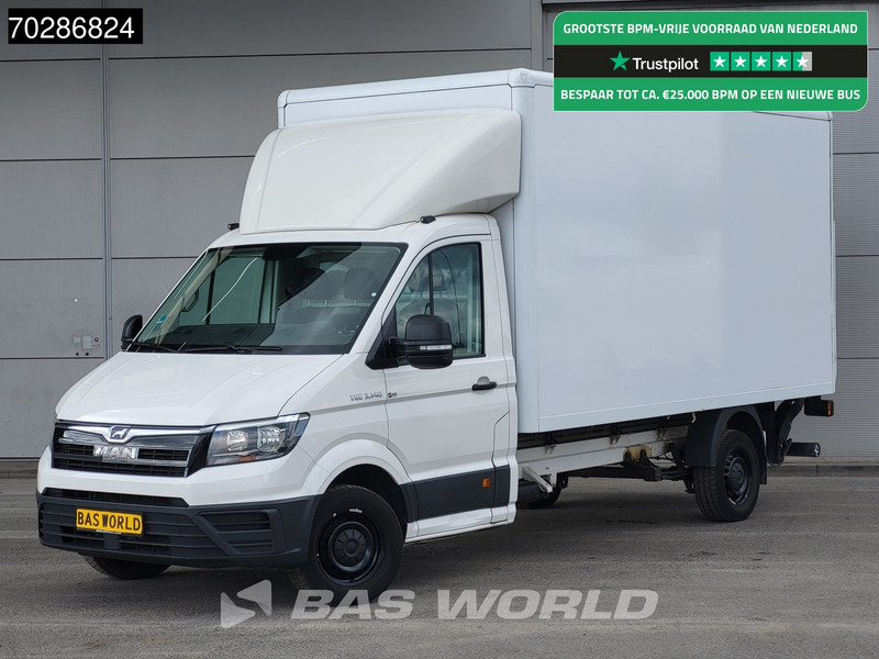 MAN TGE 3.140 Automaat Bakwagen Laadklep Airco Cruise Camera Euro6 Meubelbak Koffer 20m3 Airco Cruise control - Closed box van: picture 1 MAN TGE 3.140 Automaat Bakwagen Laadklep Airco Cruise Camera Euro6 Meubelbak Koffer 20m3 Airco Cruise control - Closed box van: picture 1