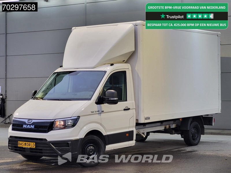 MAN TGE 3.140 Bakwagen Achterdeuren Airco Cruise Camera Euro6 Meubelbak Koffer Airco Cruise control - Closed box van: picture 1 MAN TGE 3.140 Bakwagen Achterdeuren Airco Cruise Camera Euro6 Meubelbak Koffer Airco Cruise control - Closed box van: picture 1