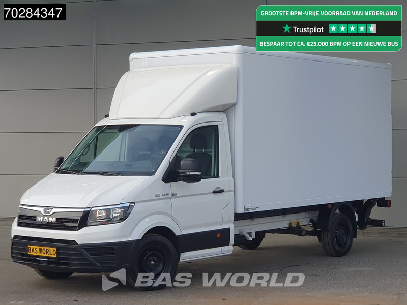 MAN TGE 3.140 Laadklep Bakwagen Airco Cruise Camera Euro6 Meubelbak Koffer 20m3 Airco Cruise control - Closed box van: picture 1 MAN TGE 3.140 Laadklep Bakwagen Airco Cruise Camera Euro6 Meubelbak Koffer 20m3 Airco Cruise control - Closed box van: picture 1