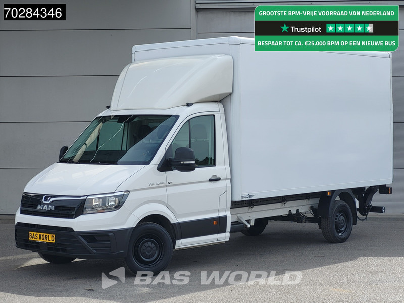 MAN TGE 3.140 Laadklep Bakwagen Airco Cruise Camera Euro6 Meubelbak Koffer 20m3 Airco Cruise control - Closed box van: picture 1 MAN TGE 3.140 Laadklep Bakwagen Airco Cruise Camera Euro6 Meubelbak Koffer 20m3 Airco Cruise control - Closed box van: picture 1