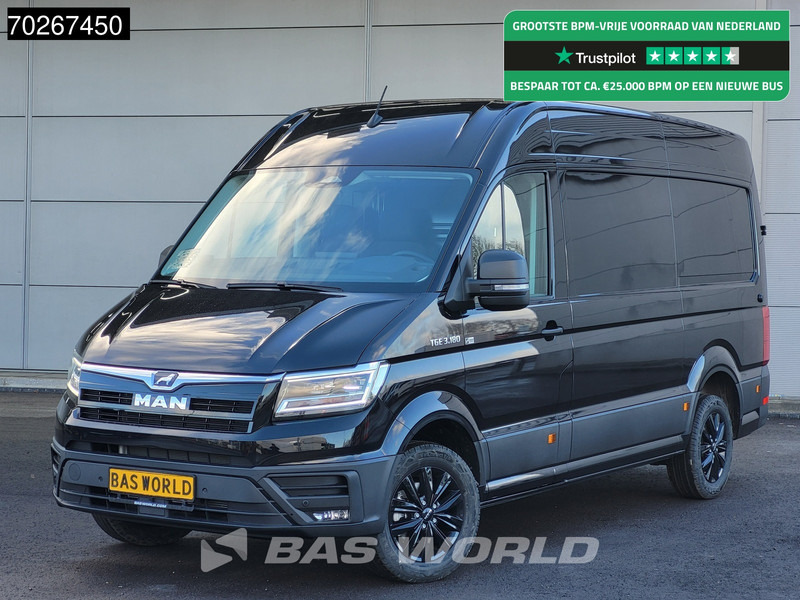 MAN TGE 3.180 Automaat 2025 model Facelift Black Edition L3H3 ACC Trekhaak L2H2 11m3 Airco Trekhaak - Panel van: picture 1 MAN TGE 3.180 Automaat 2025 model Facelift Black Edition L3H3 ACC Trekhaak L2H2 11m3 Airco Trekhaak - Panel van: picture 1