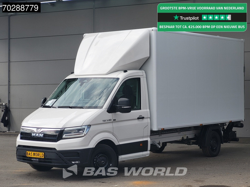 MAN TGE 3.180 Automaat Laadklep Bakwagen 2025 Facelift Navi LED Airco Cruise Euro6 Meubelbak Koffer 21m3 Airco Cruise control - Closed box van: picture 1 MAN TGE 3.180 Automaat Laadklep Bakwagen 2025 Facelift Navi LED Airco Cruise Euro6 Meubelbak Koffer 21m3 Airco Cruise control - Closed box van: picture 1