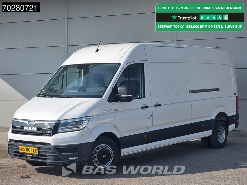 MAN TGE 5.180 Automaat Dubbellucht 2x Schuifdeur L4H3 LED 3,5t Trekhaak Navi Airco Cruise Camera Euro6 L3H2 15m3 Airco Trekhaak Cruise control - Panel van: picture 1 MAN TGE 5.180 Automaat Dubbellucht 2x Schuifdeur L4H3 LED 3,5t Trekhaak Navi Airco Cruise Camera Euro6 L3H2 15m3 Airco Trekhaak Cruise control - Panel van: picture 1